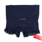 3 Piece Set- Sankom Functional Patent Body Shaper Briefs  with Lace (Size L-XL) (Size 16 to18)- Colour Dark Blue, Taupe Brown and Garnet Pink