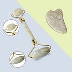 3 Piece Set - Natural Jade Skin Care Tools