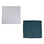 3 Piece Set - One Time Closeout - Extra Warm Sherpa Duvet Cover with 2 Pillowcases (King Size) - Teal