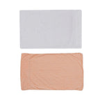 3 Piece Set - One Time Closeout - Extra Warm Sherpa Duvet Cover with 2 Pillowcases (King Size) - Peach