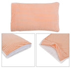 3 Piece Set - One Time Closeout - Extra Warm Sherpa Duvet Cover with 2 Pillowcases (King Size) - Peach
