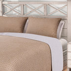 3 Piece Set - One Time Closeout - Extra Warm Sherpa Duvet Cover with 2 Pillowcases (Double Size) - Beige