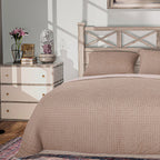 3 Piece Set - One Time Closeout - Extra Warm Sherpa Duvet Cover with 2 Pillowcases (Double Size) - Beige