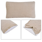 3 Piece Set - One Time Closeout - Extra Warm Sherpa Duvet Cover with 2 Pillowcases (Double Size) - Beige