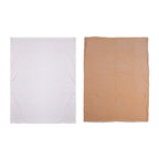 3 Piece Set - One Time Closeout - Extra Warm Sherpa Duvet Cover with 2 Pillowcases (Double Size) - Peach