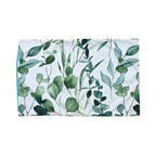 3 Piece Set - Leaves Pattern Comforter with 2 Pillow Cases (Double Size 200x200 cm) - Green