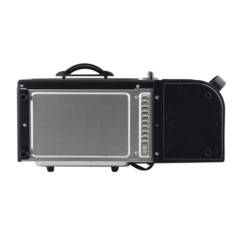 3 in 1 Mini Kitchen Solution (Toaster Oven - 9 Litre, Coffee Pot - 600 ML and Frying Pan)