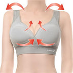 SANKOM SWITZERLAND Bamboo Bra For Back Support - Grey (Size S/M 8-10)_3098043_2