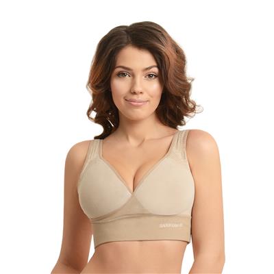 SANKOM SWITZERLAND Patent Cooling Effect Bra For Back Support - Beige (Size XL/XXL 20-22)_3098058_1
