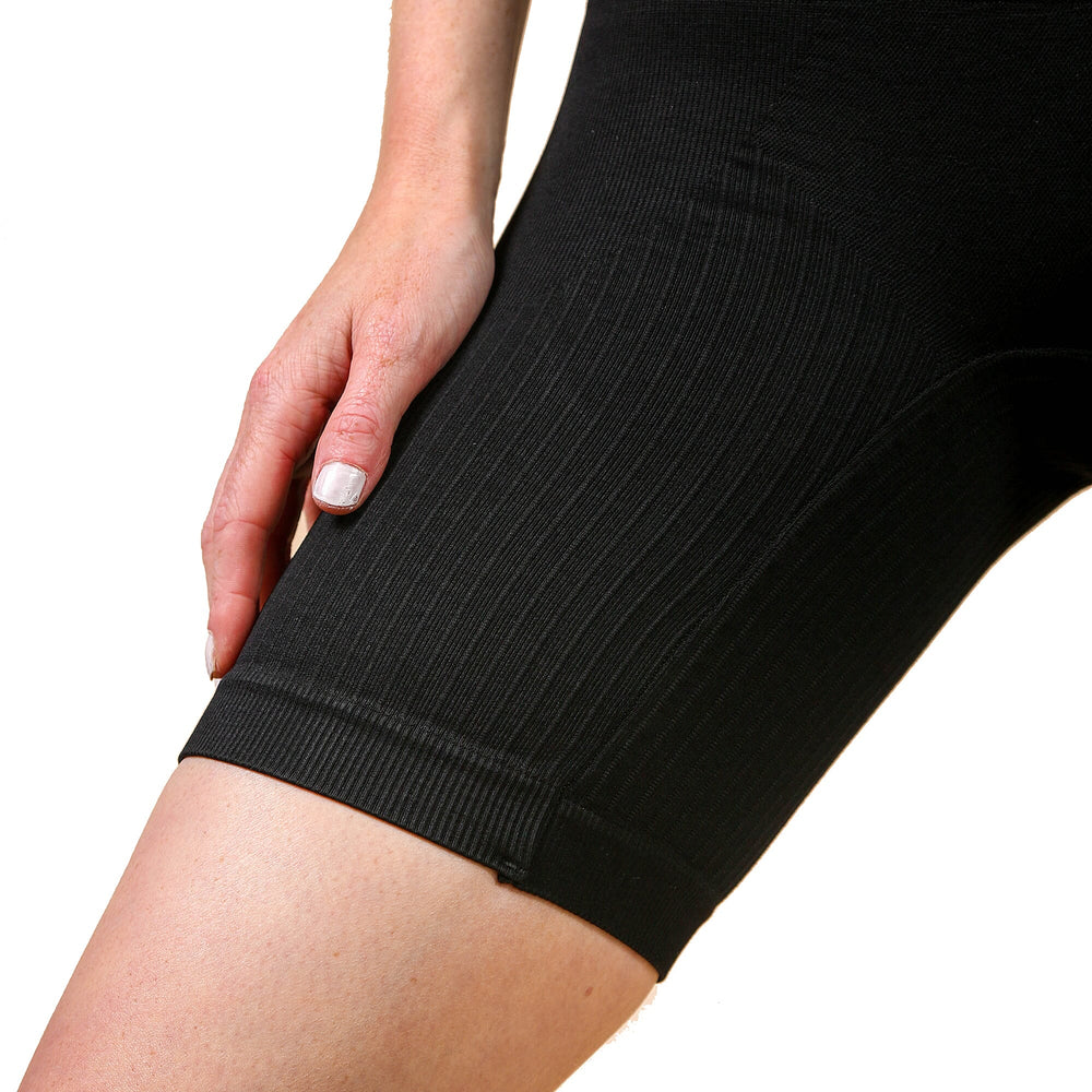 SANKOM SWITZERLAND Patent Aloe Vera Fibres Posture Correction Shapers Shorts - Black (Size S-M, 8-10)