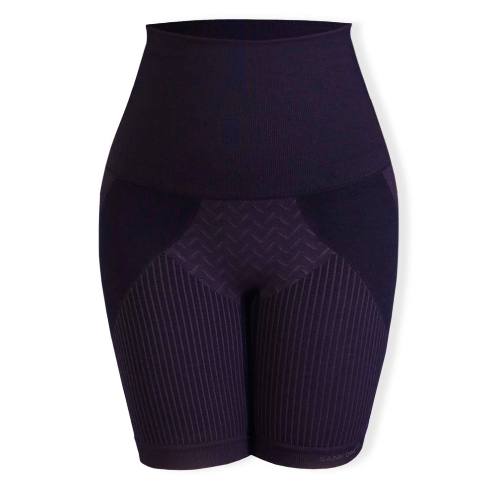 SANKOM SWITZERLAND Patent Aloe Vera Fibres Posture Correction Shapers Shorts - Black  (UK Size XXL: 18-20)_3098065