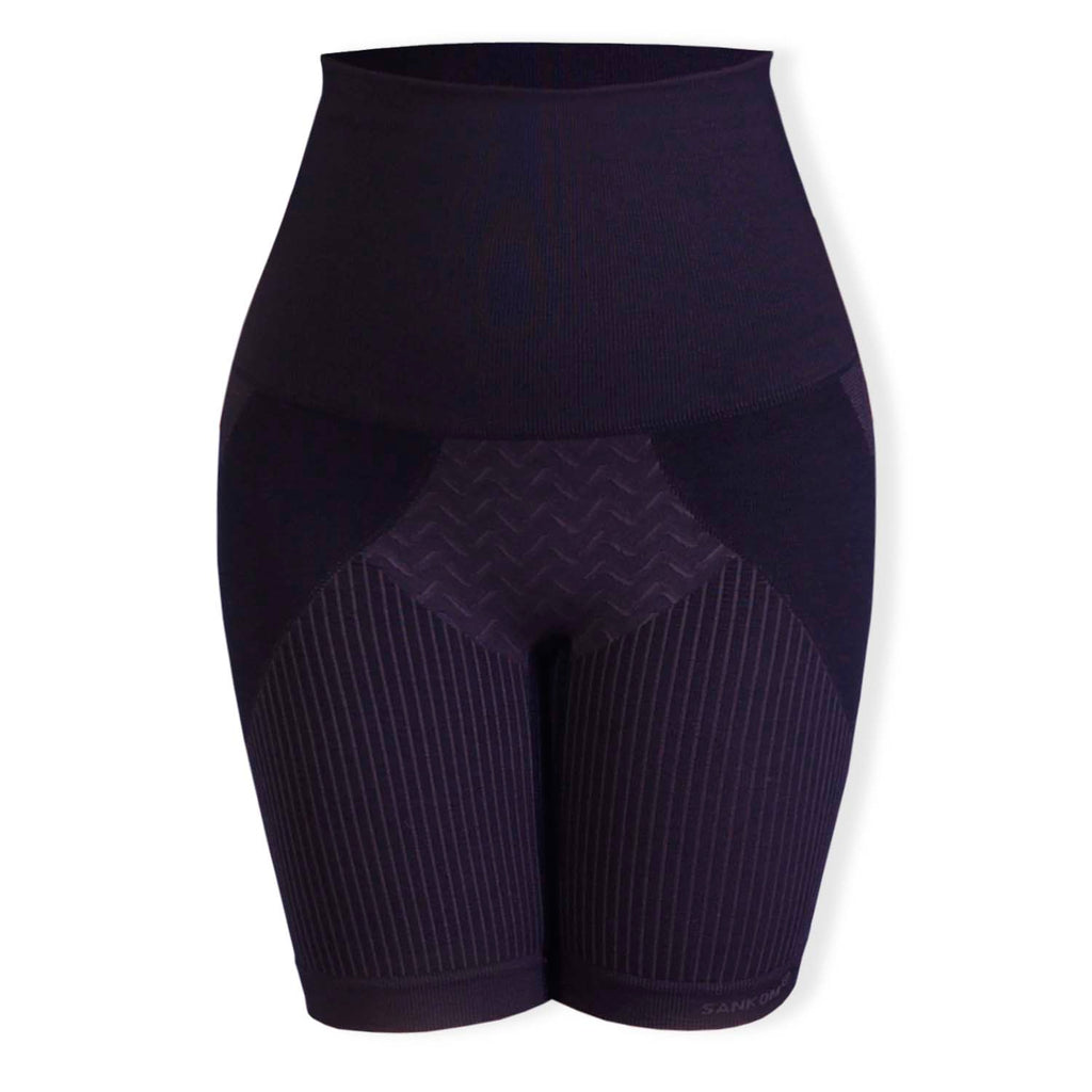 SANKOM SWITZERLAND Patent Aloe Vera Fibres Posture Correction Shapers Shorts - Black  (UK Size XXL: 18-20)_3098065