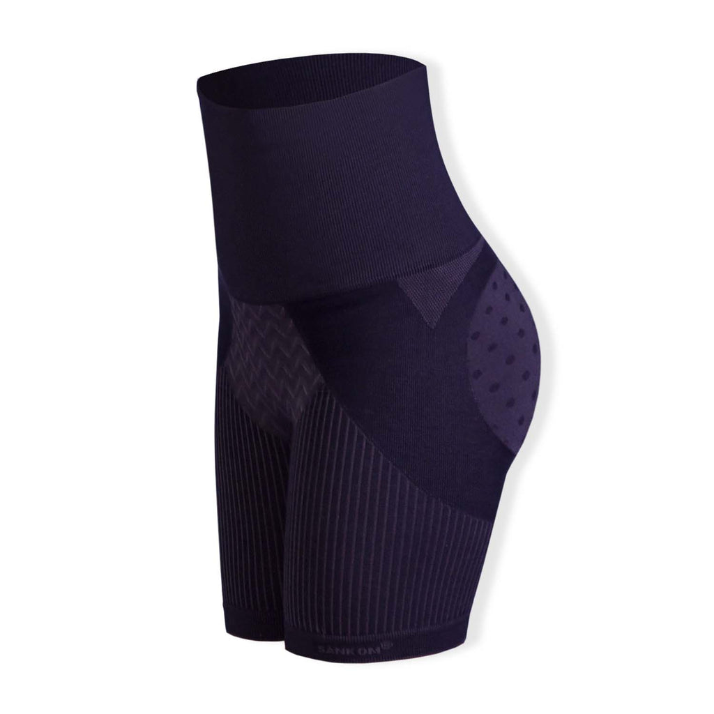 SANKOM SWITZERLAND Patent Aloe Vera Fibres Posture Correction Shapers Shorts - Black  (UK Size XXL: 18-20)_3098065_1