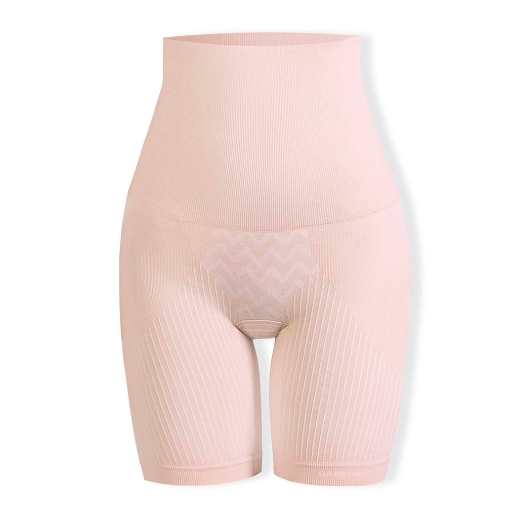 SANKOM SWITZERLAND Patent Cooling Effect Fibres Posture Correction Shapers Shorts - Beige (UK Size L/XL: 16 to 18)_3098073