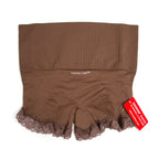 3 Piece Set- Sankom Functional Patent Body Shaper Briefs with Lace - XXL (Size 20-22) - Dark Blue, Taupe Brown and Crimson Colour_3397073_3