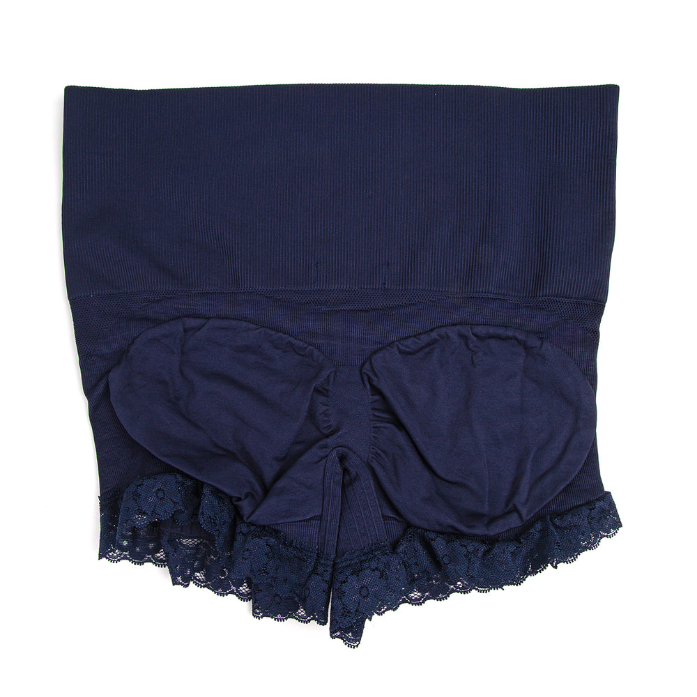 3 Piece Set- Sankom Functional Patent Body Shaper Briefs with Lace - XXL (Size 20-22) - Dark Blue, Taupe Brown and Crimson Colour_3397073_6