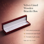 Jewelry Gifting- Velvet Lining Wooden Bracelet Box (Size 25x6x3 cm)_3399334_1