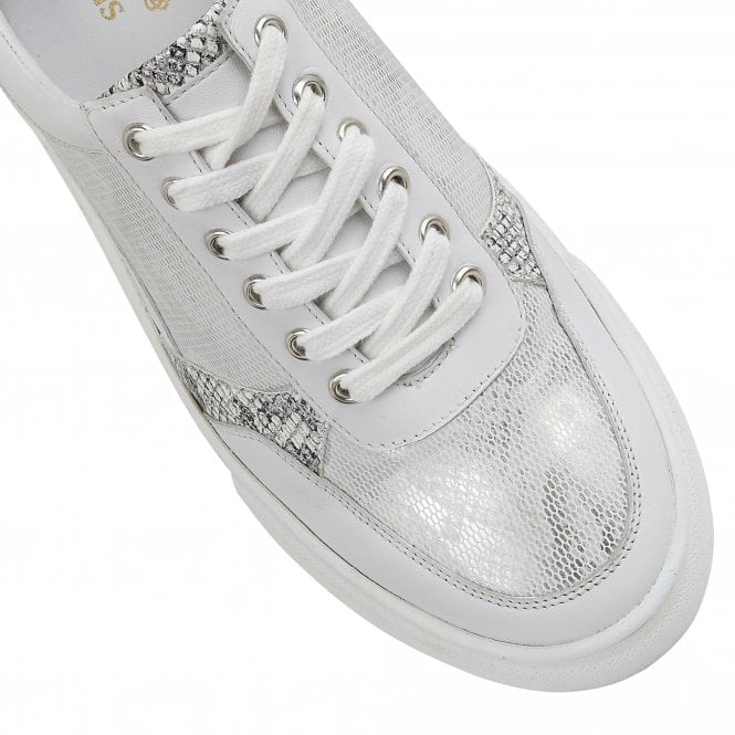 Lotus Stressless Leather Venice Lace-Up Trainers (Size 5) - White_3589489_3