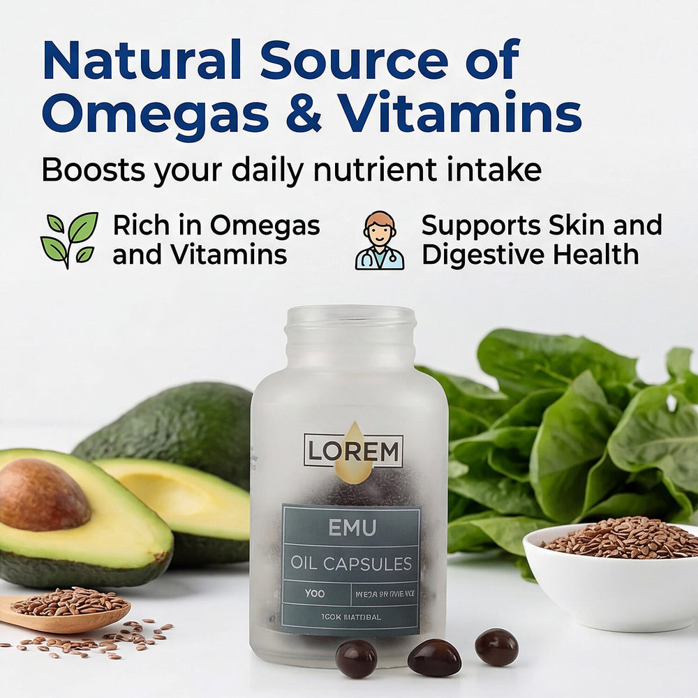 Lorem- Emu Oil Capsules (60 Capsules)