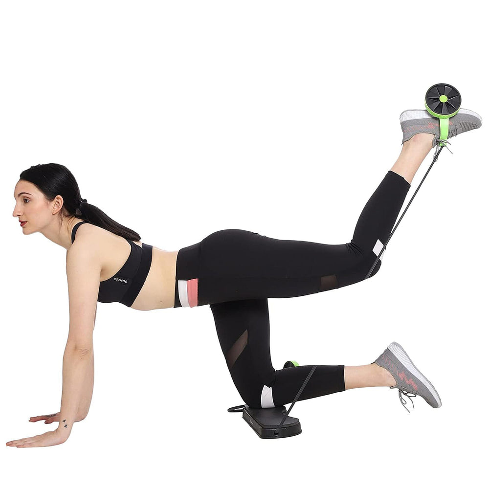 Multi Functional and Portable Double Wheel Exercise Rollers