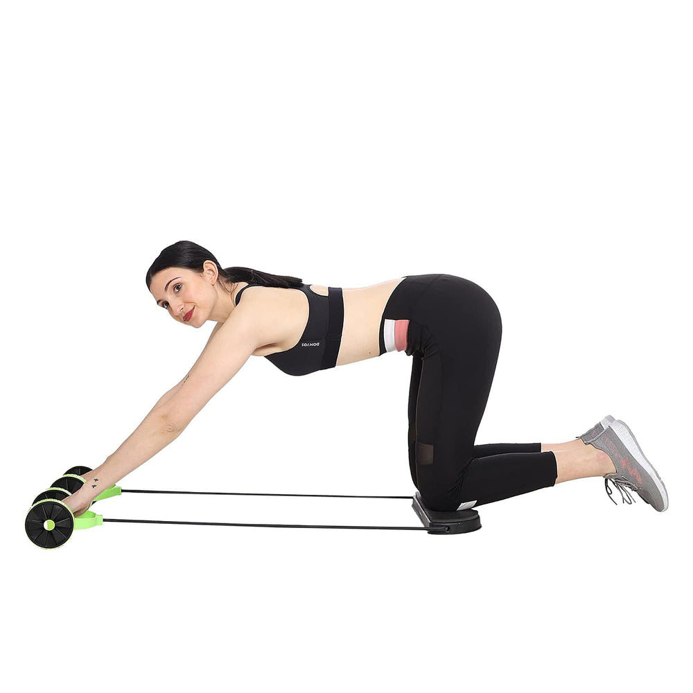 Multi Functional and Portable Double Wheel Exercise Rollers
