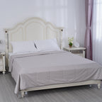 Deluxe Range 100% Mulberry Silk Quilt with 100% Cotton Cover - Light Grey (Size King)_3736122