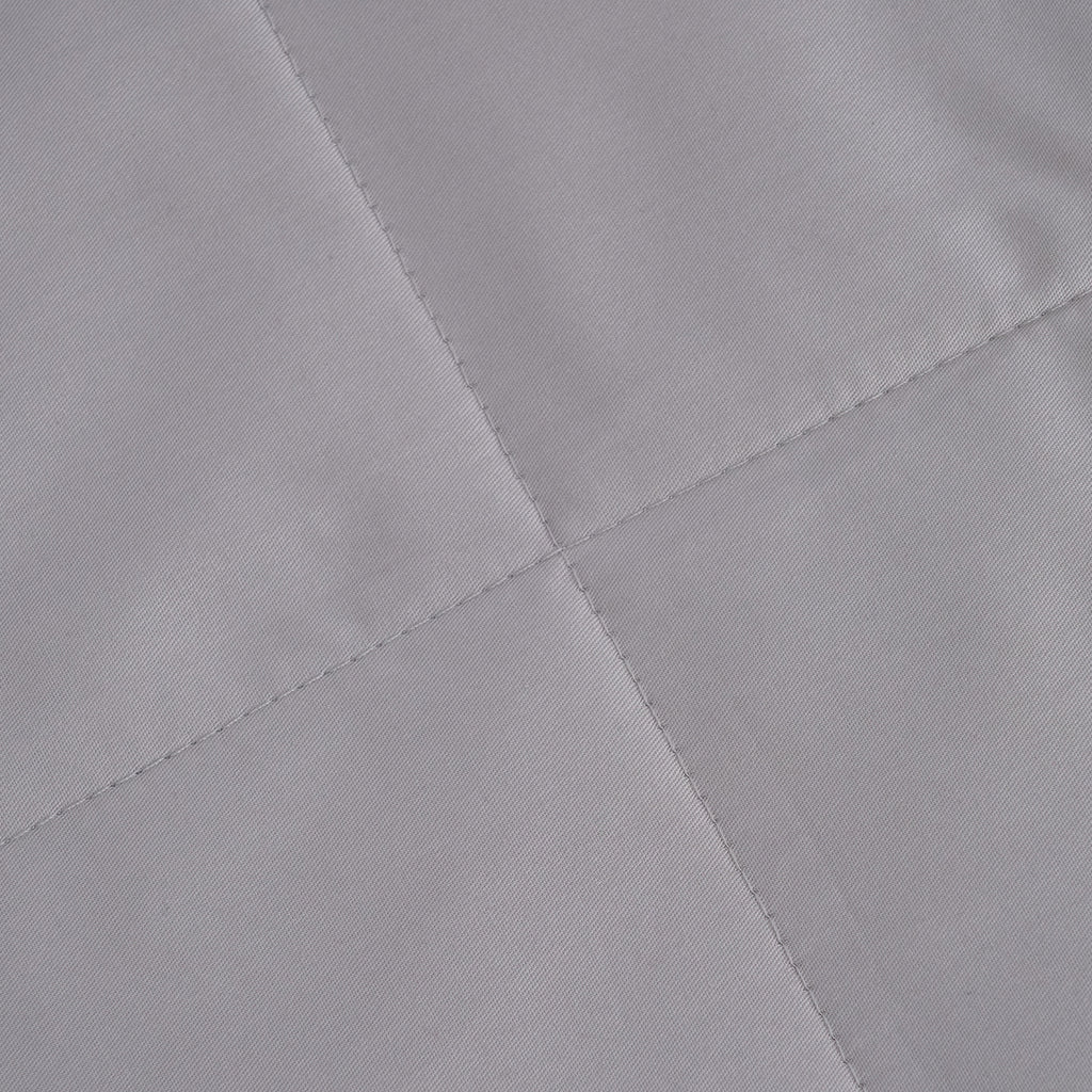 Deluxe Range 100% Mulberry Silk Quilt with 100% Cotton Cover - Light Grey (Size King)_3736122_6