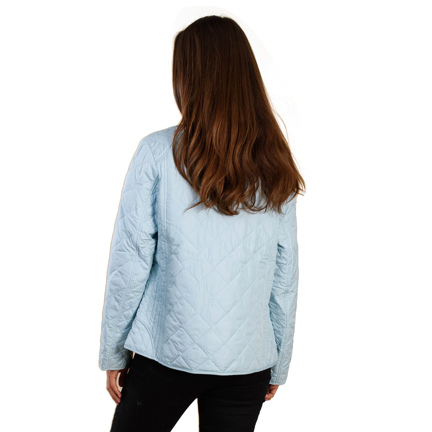 TAMSY Quilted Pattern Padded Jacket (Size 72x143x64Cm) -  Baby Blue_3881361_1
