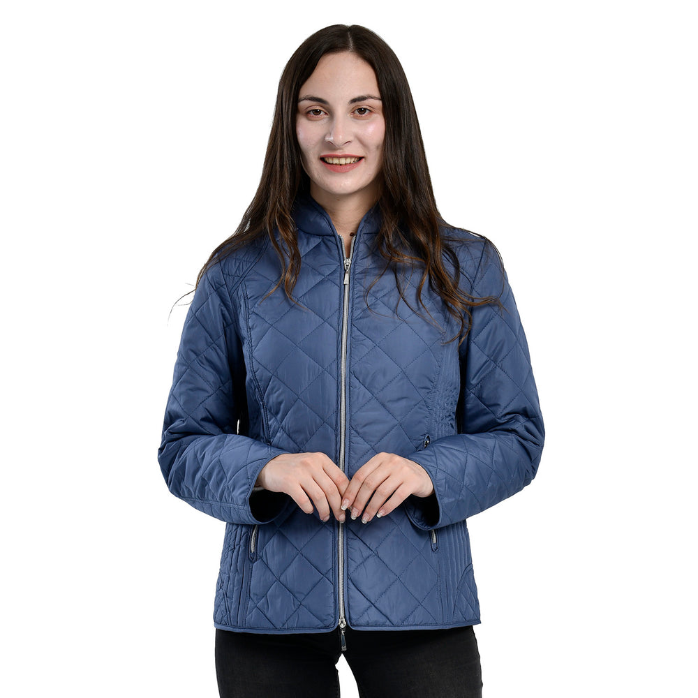 TAMSY Quilted Pattern Padded Jacket (Size 73x152x64Cm) - Blue_3881392