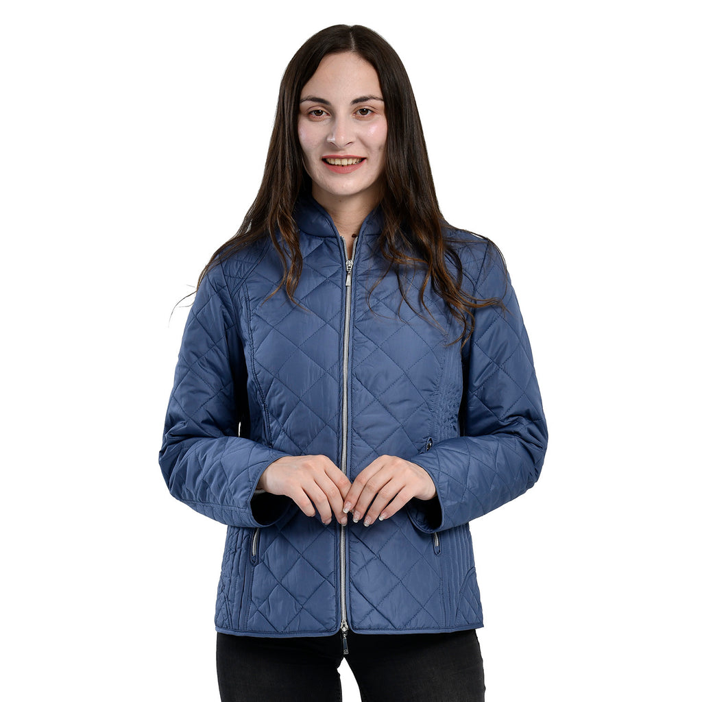 TAMSY Quilted Pattern Padded Jacket (Size 73x152x64Cm) - Blue_3881392