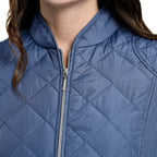 TAMSY Quilted Pattern Padded Jacket (Size 73x152x64Cm) - Blue_3881392_4