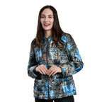 TAMSY Printed Padded Jacket (Size 18) - Blue_3881422