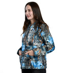 TAMSY Printed Padded Jacket (Size 18) - Blue_3881422_2
