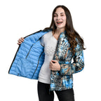 TAMSY Printed Padded Jacket (Size 18) - Blue_3881422_3