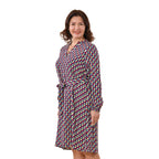 100% Viscose Squire Pattern Dress (Size L, 16-18) - Multi_3887469_2