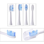 BEAUTECH Sonic Electric Rechargeable Waterproof Toothbrush with 2 Replaceable Brush Heads (5V 3W) - Pearl White.