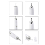 BEAUTECH Sonic Electric Rechargeable Waterproof Toothbrush with 2 Replaceable Brush Heads (5V 3W) - Pearl White.