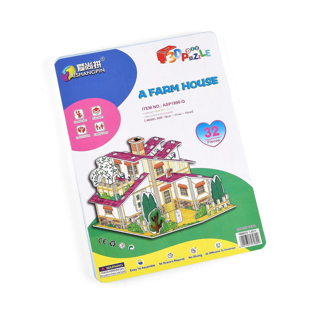 3D House Puzzle