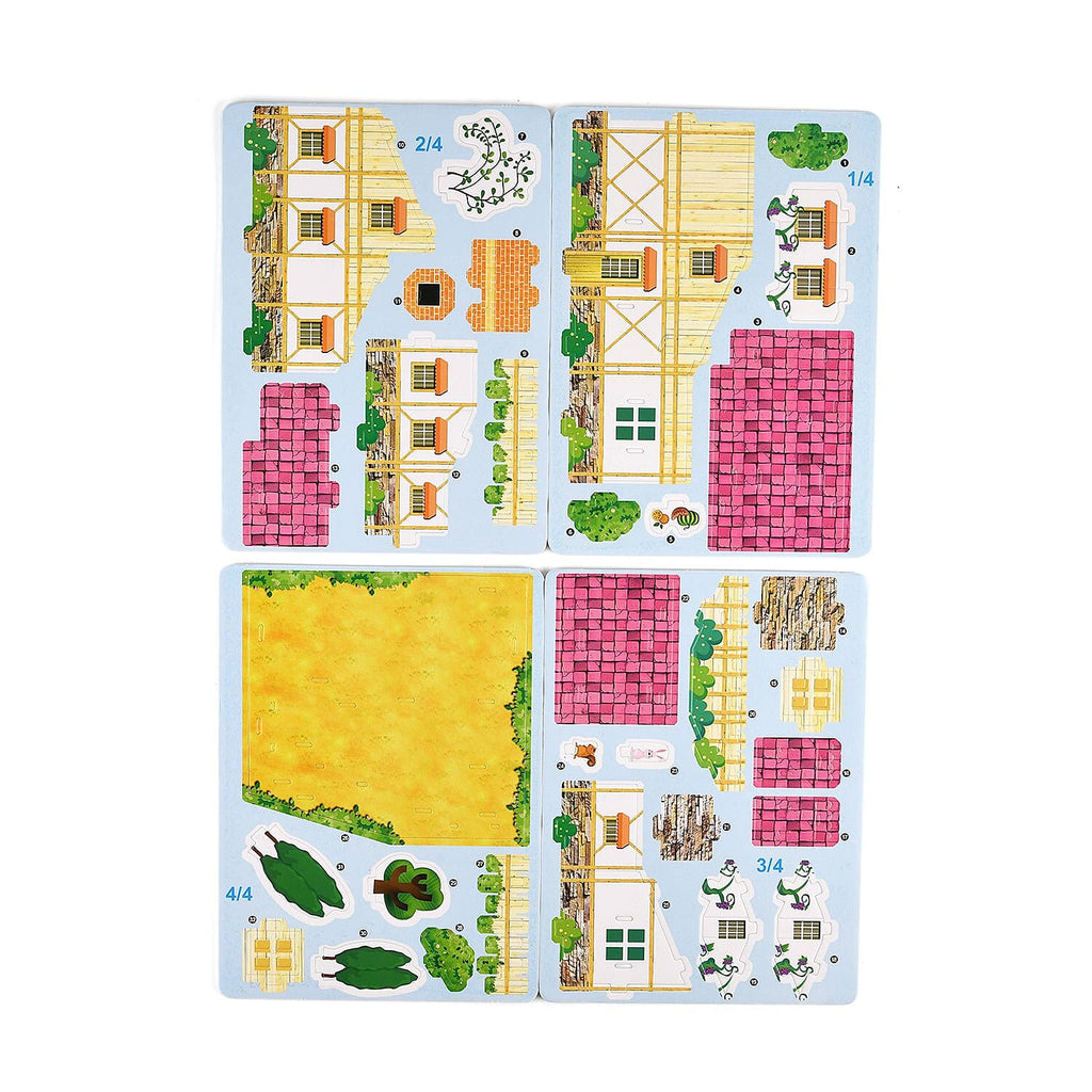 3D House Puzzle