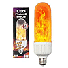 4 Pack - Jumbo LED Flickering Flame Light Bulb Screw Fitting (E27) - White