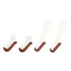 4-Pair Magic Copper Socks (Size S-M) - White