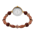 CYBER MONDAY MEGA DEAL - 4 Piece Set - STRADA Crystal Watch With 3 Crystal Bracelets - Multi
