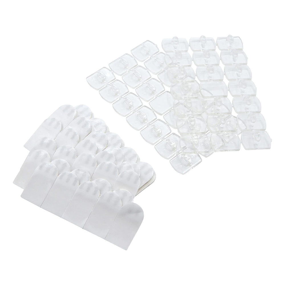 40pc Decorating Clips 200g Capacity Per Hook - Crystal
