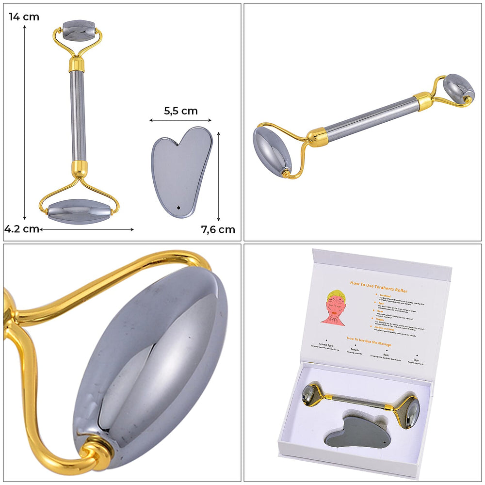 Premium Terahertz Gua Sha - Roller Set 412.25 Ct.