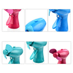 Pack of 3 Water Mist Spray Fan - Green, Blue and Pink