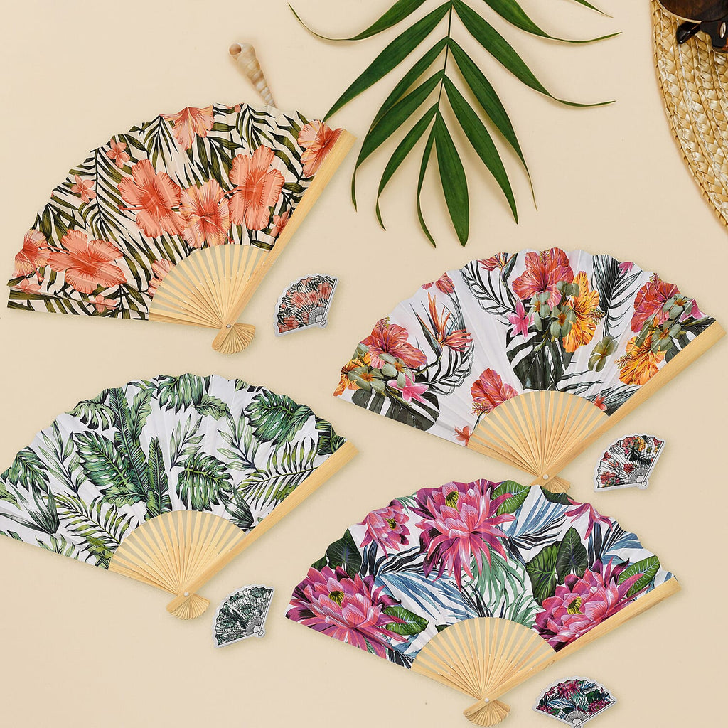 Set of 4 Decorative Hand Fans