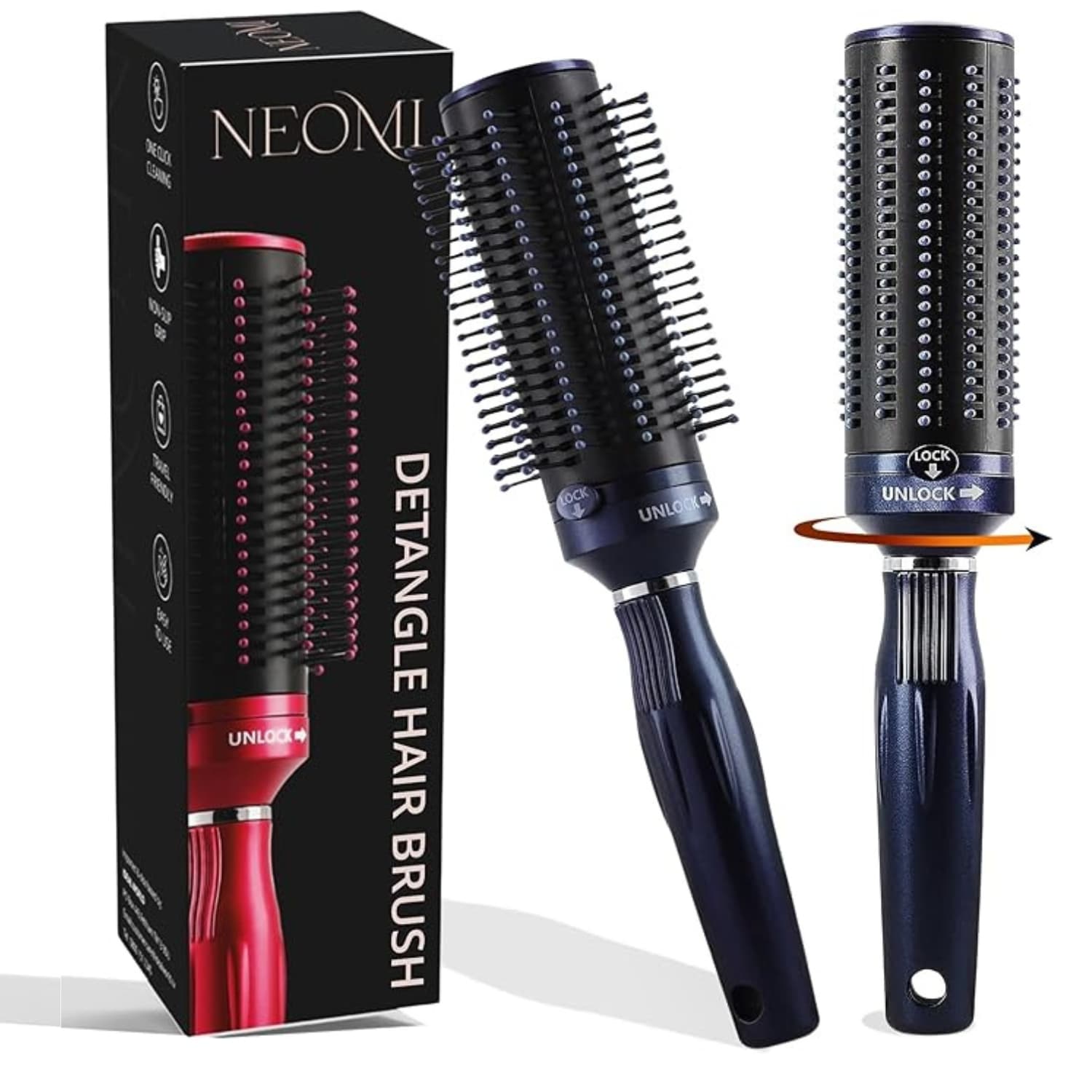 Set of 2 Retractable Rotating Hair Brush_440000276_1