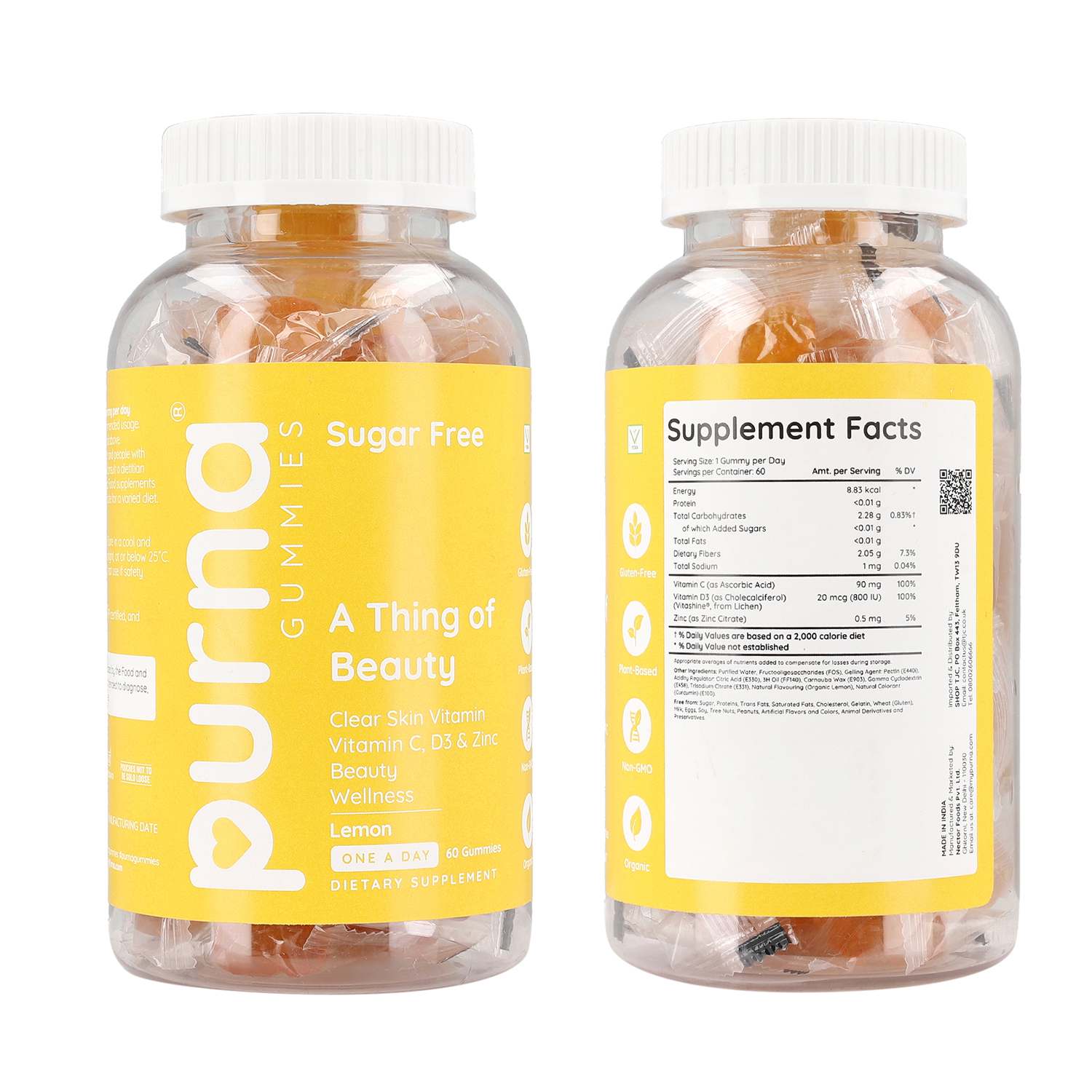 Purna - Vitamin C Immunity Booster Gummies (60 Gummies)_440000527_7