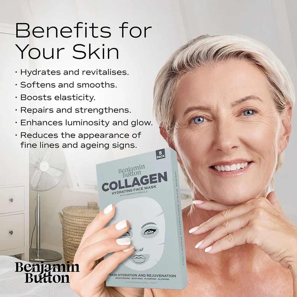 Benjamin Button Collagen  Mask - Pack of 5