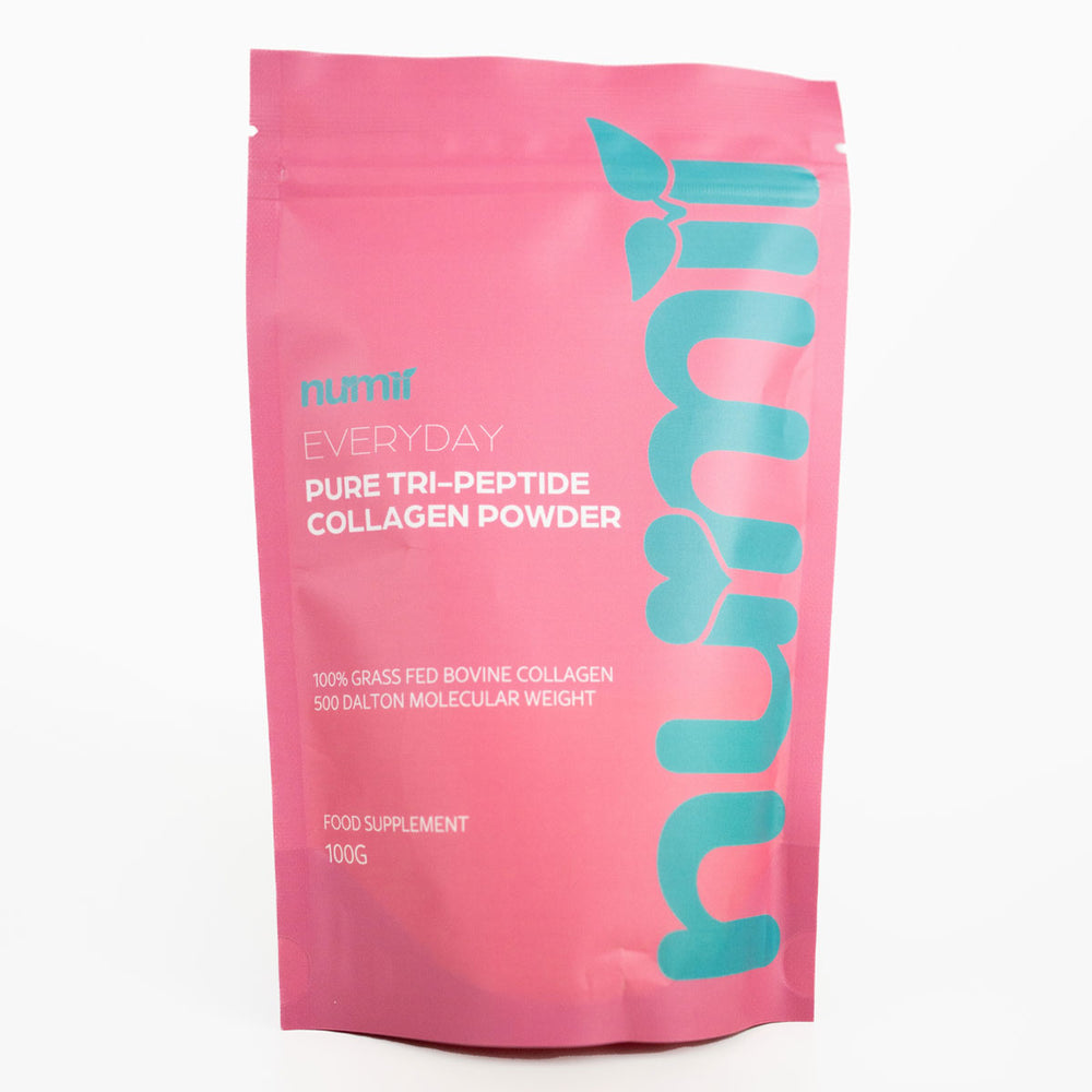 2 Pack - Nu-Mii EveryDay Pure Tri-Peptide Collagen Powder with 500 Dalton Molecular Weight - 100% Grass Fed Bovine Collagen - Total 200g_440001235_1